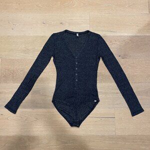 Free People - Grey Waffle/Thermal Bodysuit